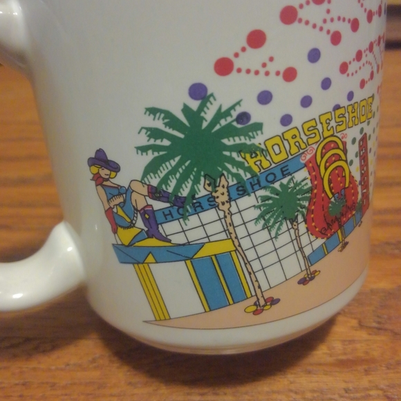 Fremont Street ☕ Plaza Downtown Las Vegas Nevada Coffee Mug 🔥 Awesome Detail 💎 - Picture 4 of 12